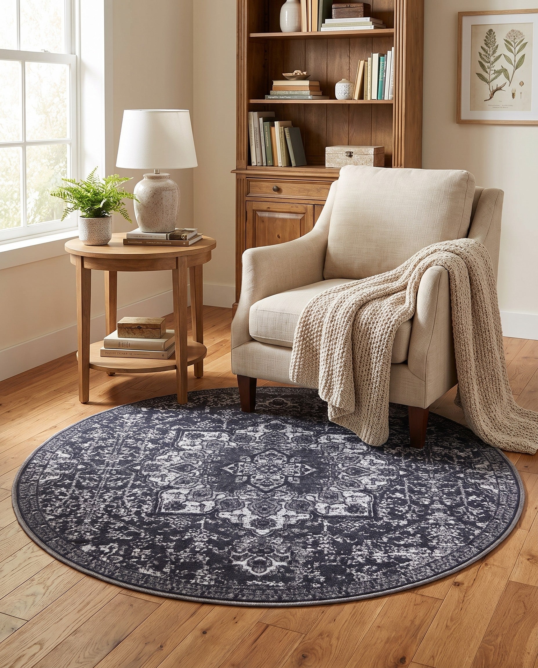 4' x 4' Renaissance Round Rug
