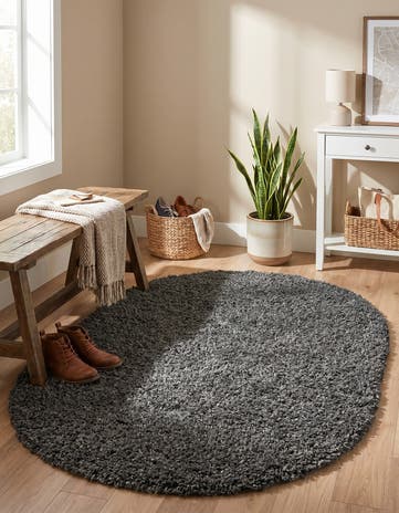 3' x 5' 3 Zermatt Shag Oval Rug