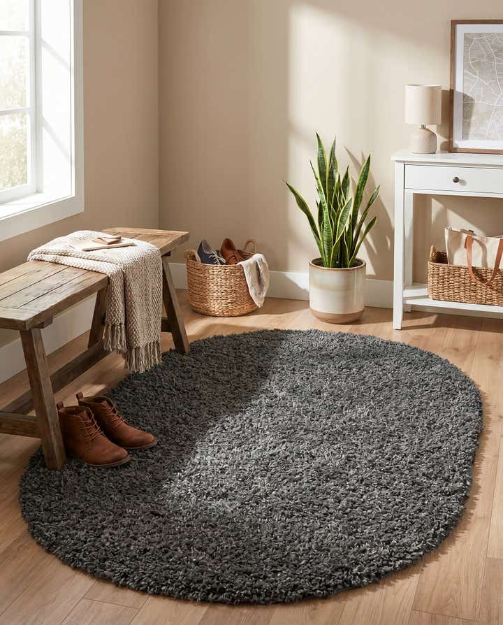3' x 5' 3 Zermatt Shag Oval Rug