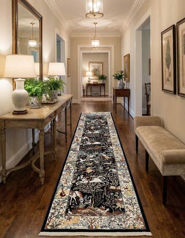 3' x 13' Nain Design Runner Rug
