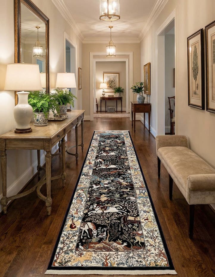 3' x 13' Nain Design Runner Rug