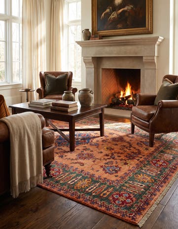 5' 10 x 8' 4 Hand Knotted Kazak Rug