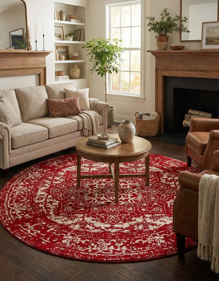 Detail image of 7' 10 x 7' 10 Arlington Round Rug