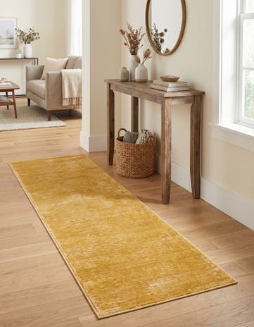 Yellow Finsbury Runner Rug