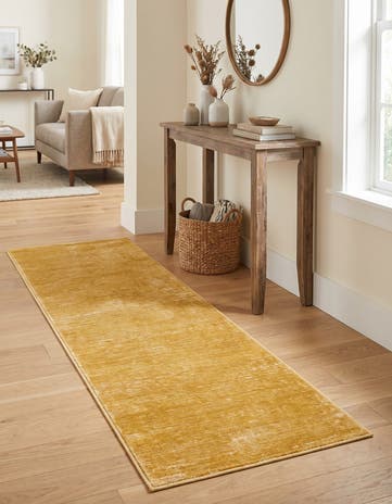 Yellow Finsbury Runner Rug