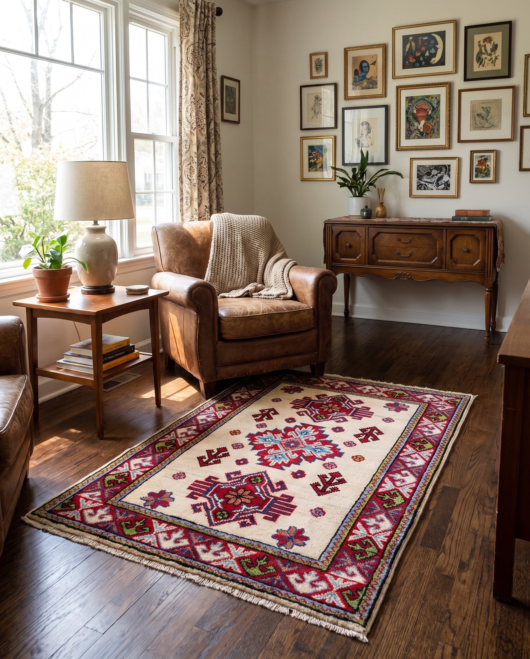 2' 2 x 3' Hand Knotted Kazak Rug