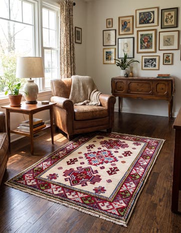 2' 2 x 3' Hand Knotted Kazak Rug