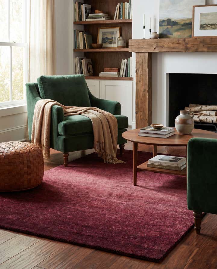 4' x 5' 10 Hand Knotted Gabbeh Wool Rug