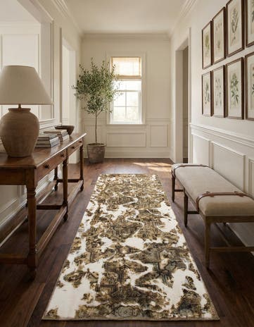 3' 5 x 7' Hand Knotted Ultra Vintage Persian Wool Runner Rug