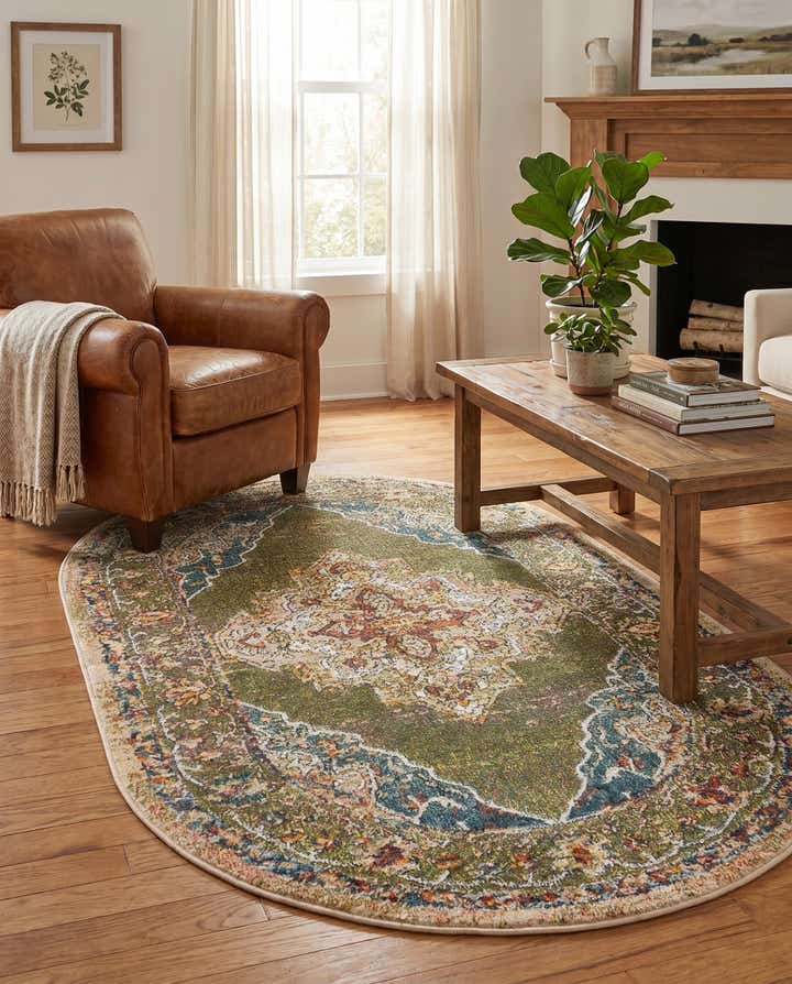 3' 3 x 5' 3 Isabella Oval Rug