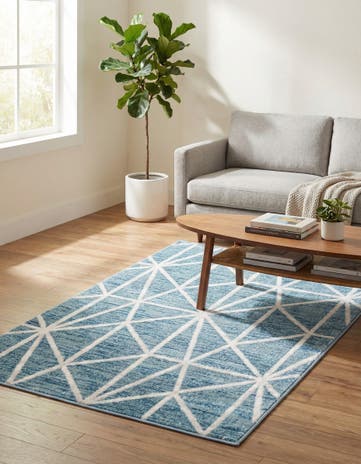 3' 3 x 5' 3 Lattice Trellis Rug