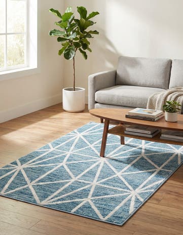 3' 3 x 5' 3 Lattice Trellis Rug