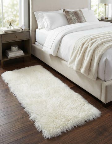 2' x 4' Sheepskin Runner Rug