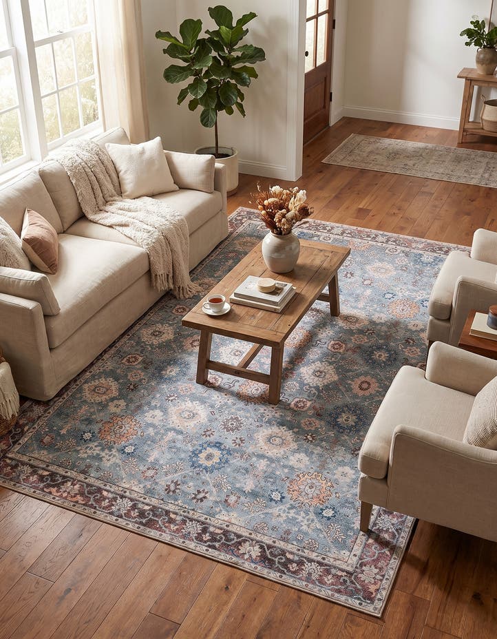 8' 4 x 12' Washable Timeless Rug