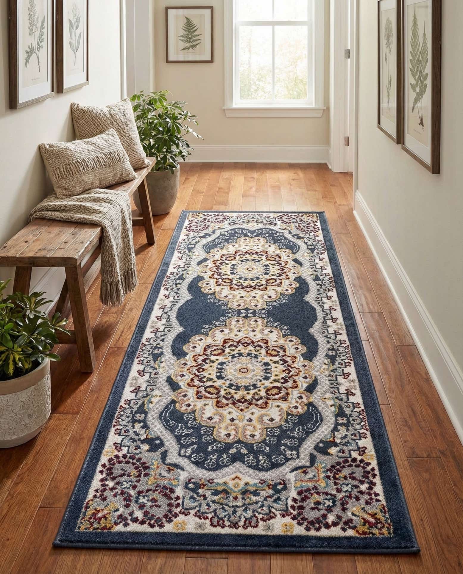 2' x 5' Kamala Washable Runner Rug