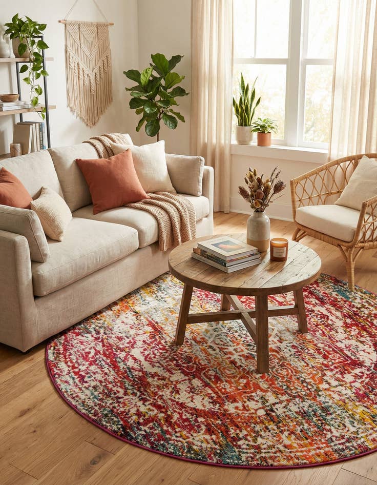 Detail image of 7' x 7' Arlington Round Rug