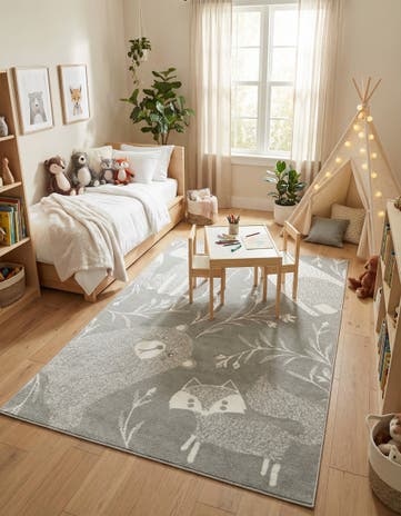 6' x 9' Whimsy Kids Rug