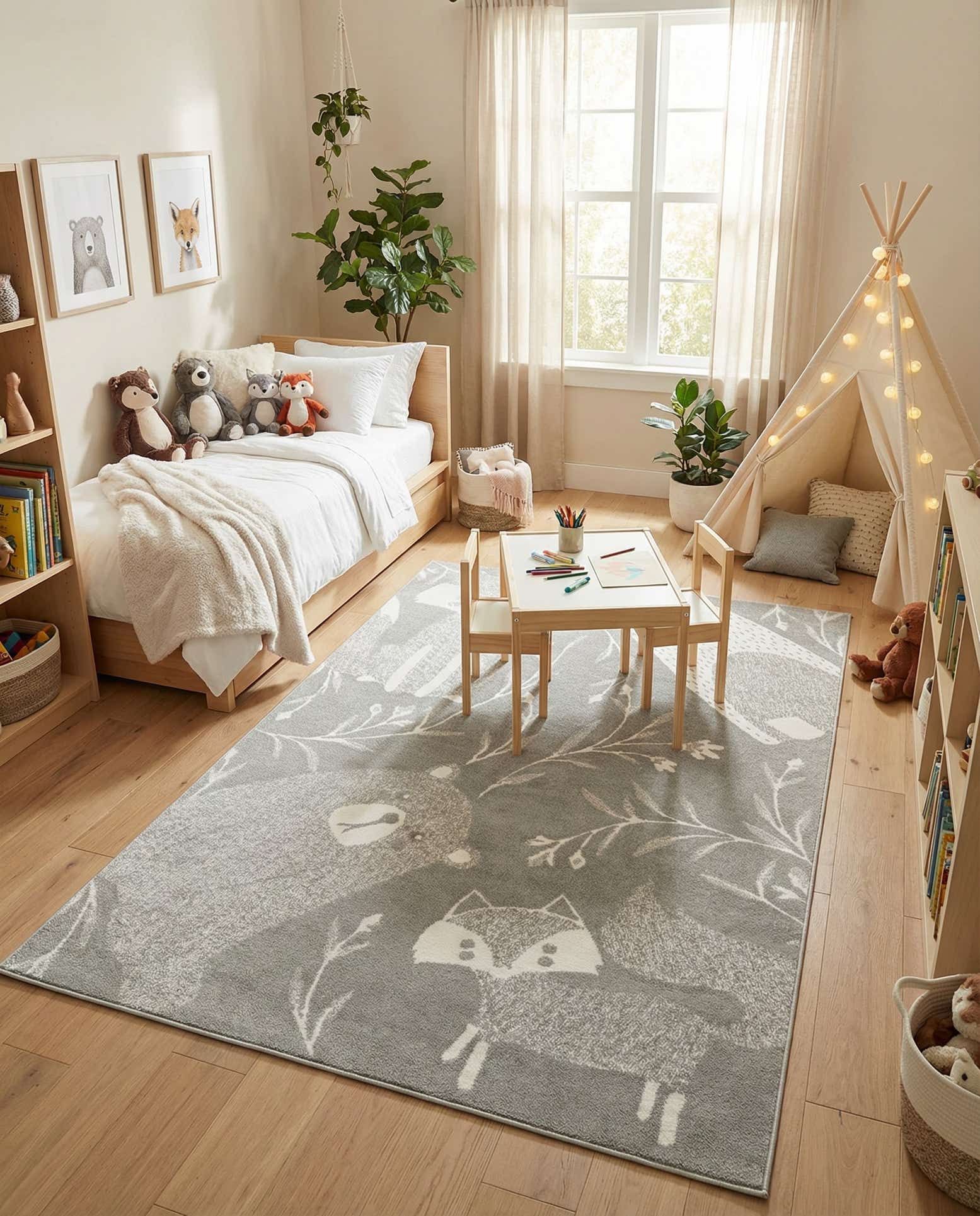 6' x 9' Whimsy Kids Rug