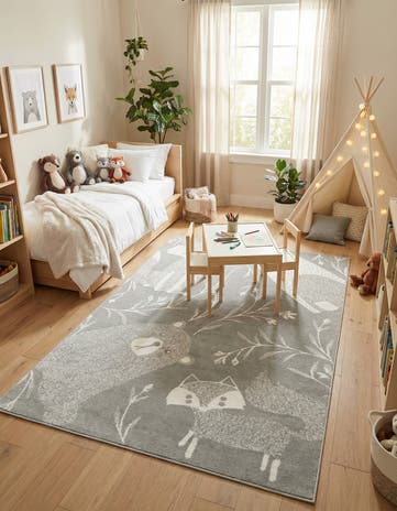 6' x 9' Whimsy Kids Rug