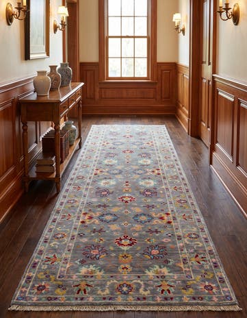 2' 10 x 9' 9 Hand Knotted Kazak Runner Rug