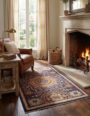 2' 9 x 4' Hand Knotted Mamluk Ziegler Rug