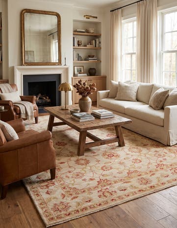 5' 5 x 7' 10 Hand Knotted Ziegler Rug