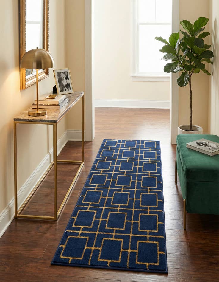 Detail image of 2' x 6' Marilyn Monroe&trade; Glam Deco Runner Rug