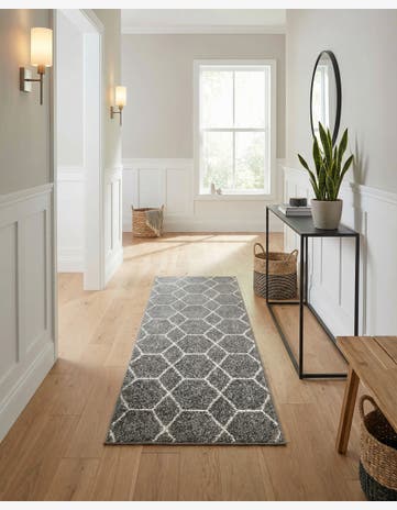 2' x 6' Trellis Frieze Runner Rug