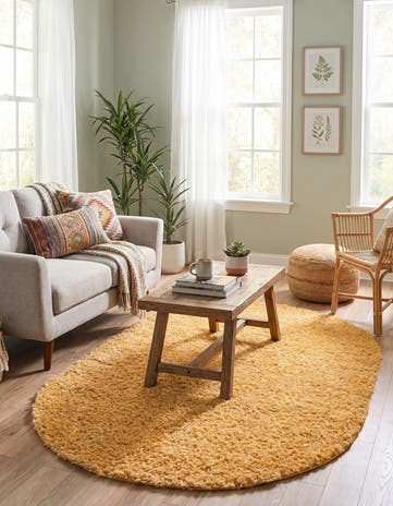 3' x 5' 3 Zermatt Shag Oval Rug