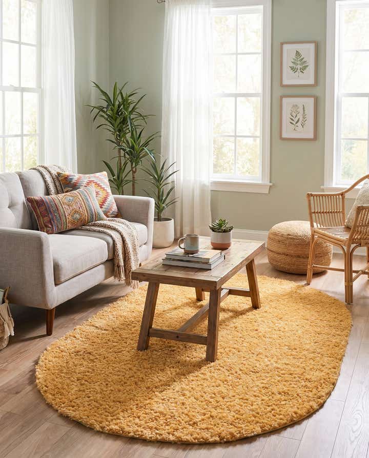 3' x 5' 3 Zermatt Shag Oval Rug