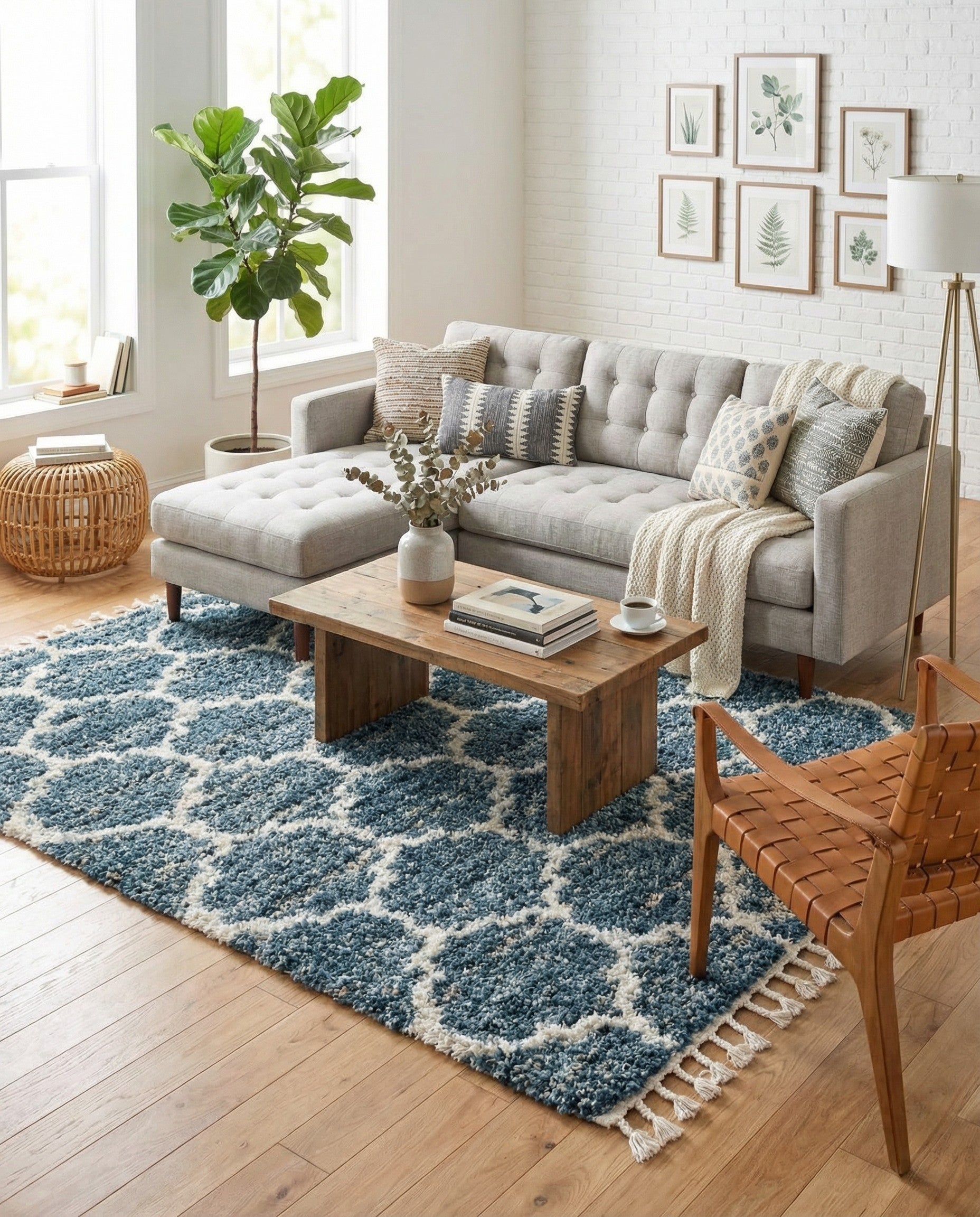 5' x 8' Lagom Shag Rug