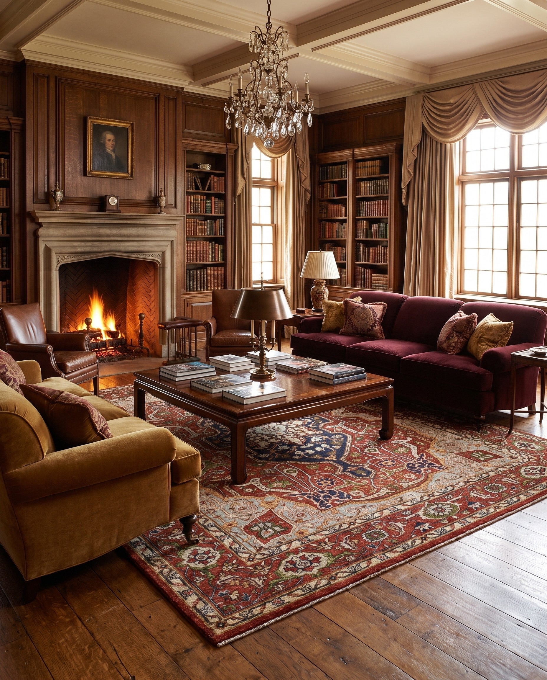 8' 7 x 11' 2 Hand Knotted Heriz Rug