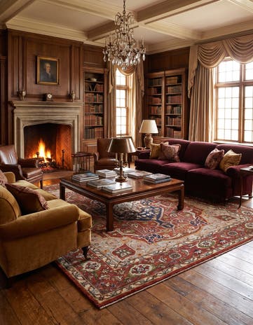 8' 7 x 11' 2 Hand Knotted Heriz Rug