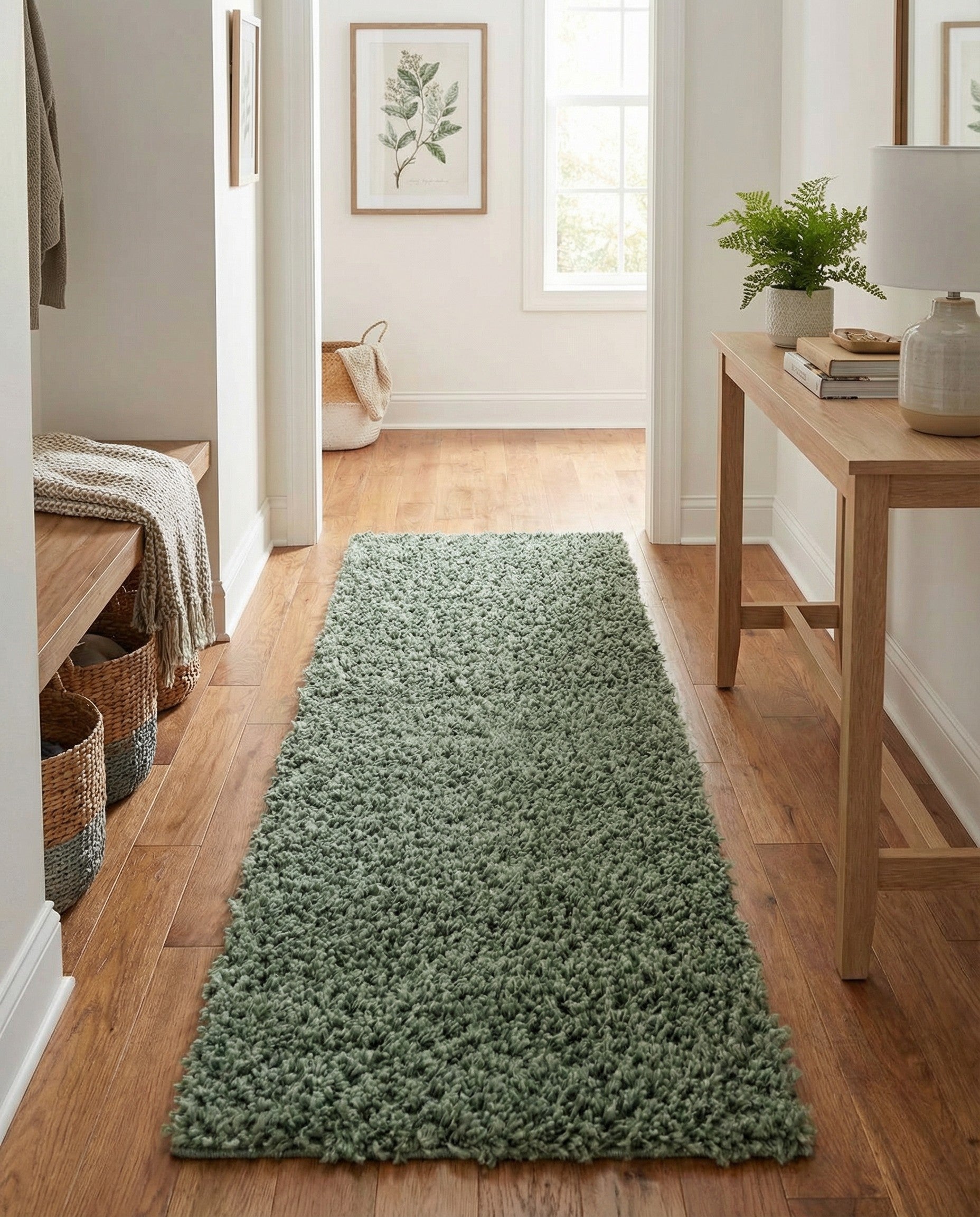 2' x 7' Zermatt Shag Runner Rug