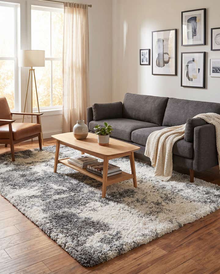 6' x 9' Soft Touch Shag Rug