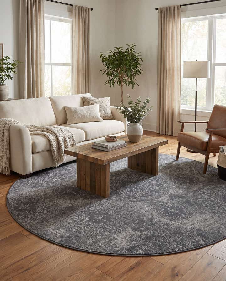 245cm x 245cm Monaco Rund Teppich