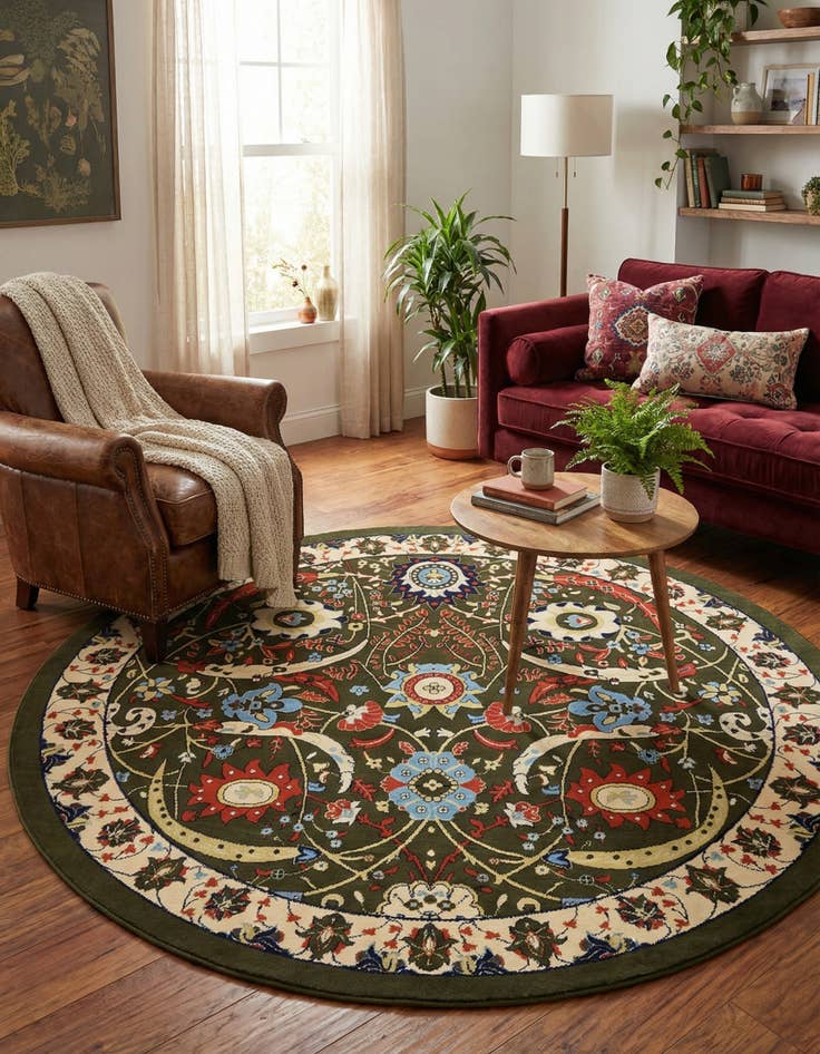 Detail image of  7' 10 x 7' 10 Neda Round Rug