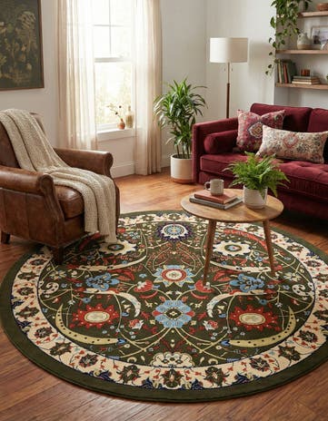 7' 10 x 7' 10 Neda Round Rug