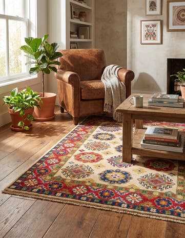 3' 3 x 5' 1 Hand Knotted Kazak Rug