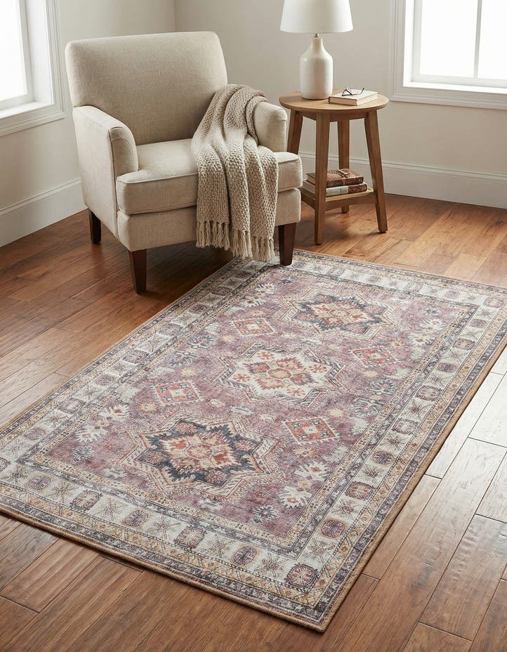 3' 6 x 5' 6 Washable Timeless Rug