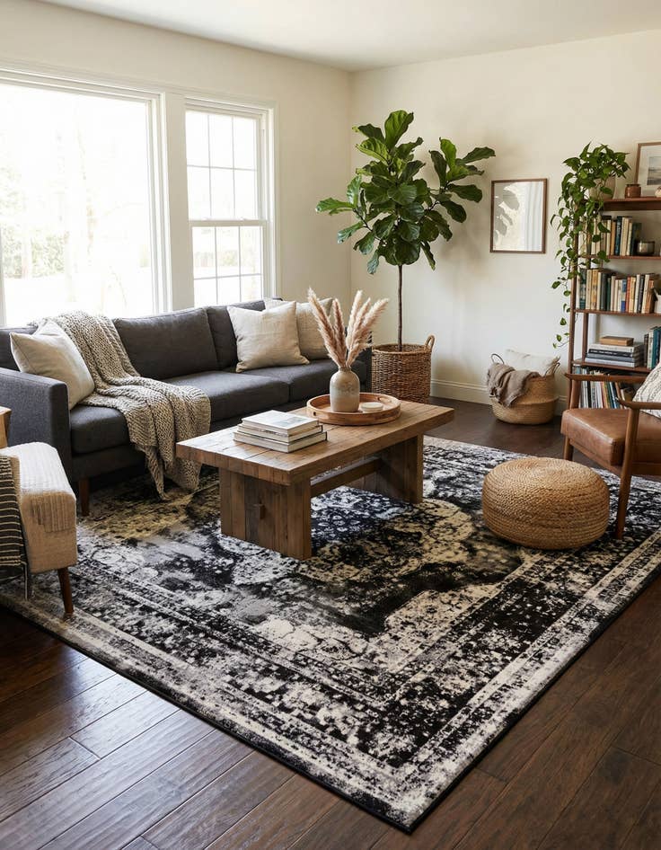 Detail image of 10' x 10' Monaco Square Rug