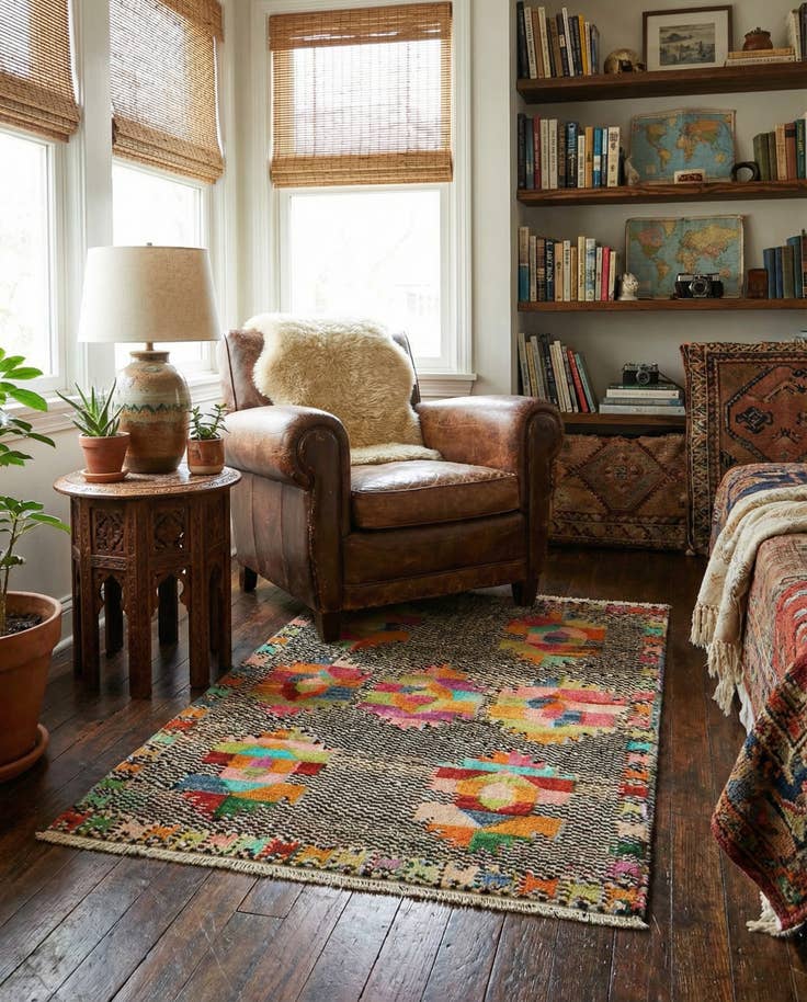 Detail image of 2' 8 x 4' 2 Hand Knotted Balouch Wool Rug