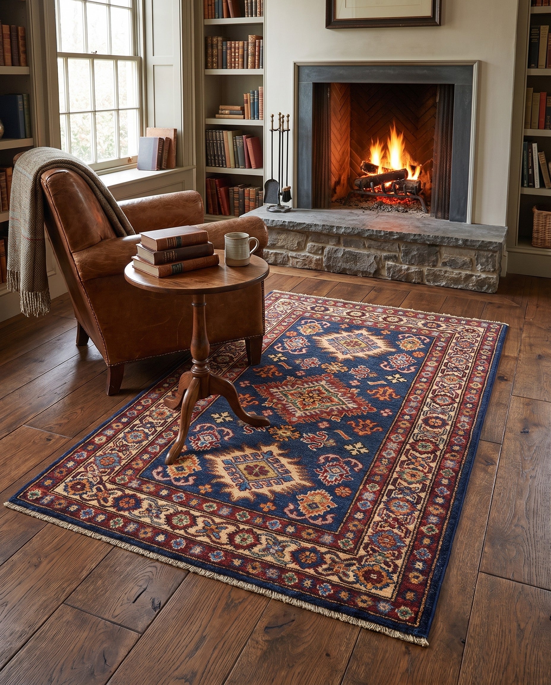 2' 9 x 4' 1 Hand Knotted Kazak Rug