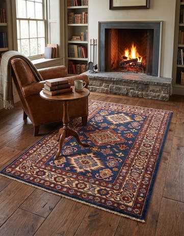 2' 9 x 4' 1 Hand Knotted Kazak Rug