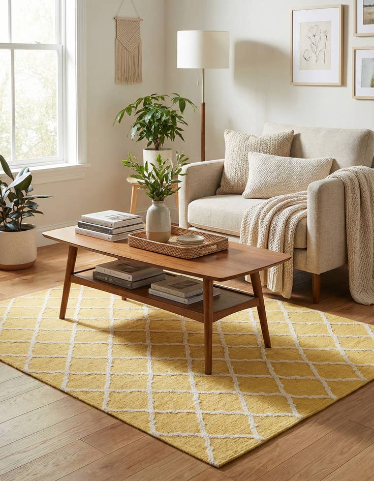 Detail image of 4' 1 x 6' 1  Hand Knotted Jill Zarin Dorset Rug