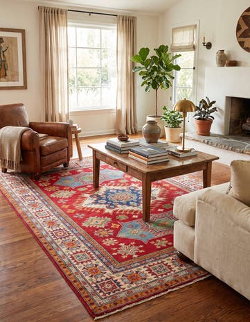 5' 2 x 7' 1 Hand Knotted Kazak Rug