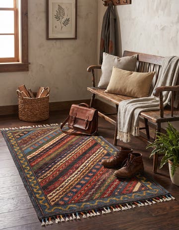1' 9 x 3' 4 Hand Knotted Ariana Ziegler Rug