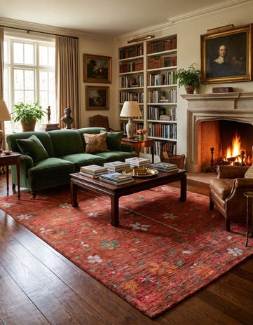5' 9 x 8' 2 Hand Knotted Ariana Ziegler Rug