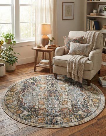 4' x 4' Isabella Round Rug