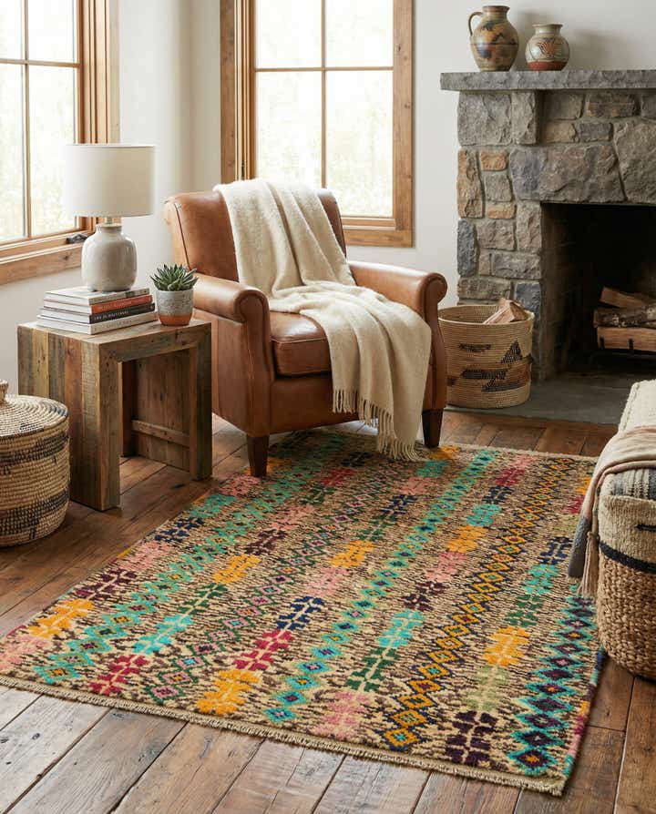 2' 11 x 4' 2 Hand Knotted Balouch Wool Rug